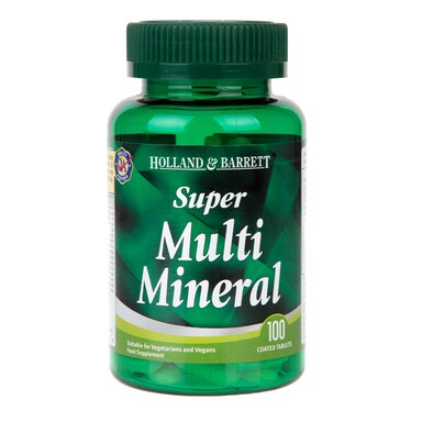 Holland & Barrett Super Multi Mineral (including Iodine) 100 Tablets