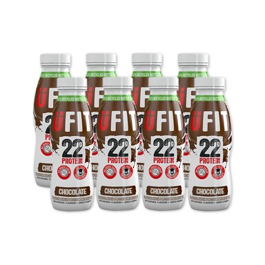UFIT High 22g Protein Drink Chocolate 8 x 310ml