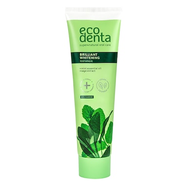 Ecodenta Whitening Toothpaste with Mint Oil, Sage Extract and Kalident 100ml
