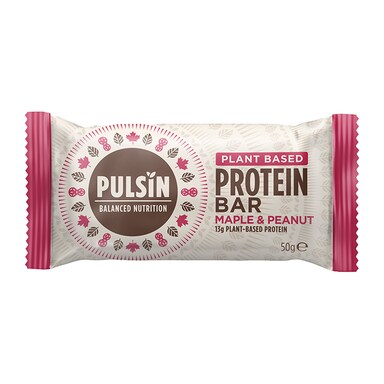 Pulsin Maple & Peanut Protein Booster 50g Bar
