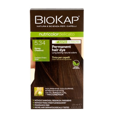 BioKap Permanent Hair Dye 5.34 (Honey Chestnut)