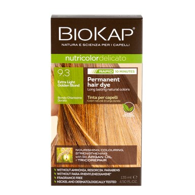 BioKap Permanent Hair Dye 9.3 (Extra Light Golden Blond)