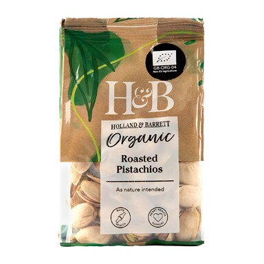 Holland & Barrett Organic Roasted Pistachios 100g
