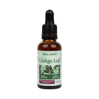 Herbal Authority Ginkgo Biloba Liquid Extract 500mg 30ml