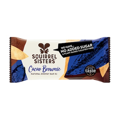 Squirrel Sisters Cacao Brownie Raw Energy Bar 40g