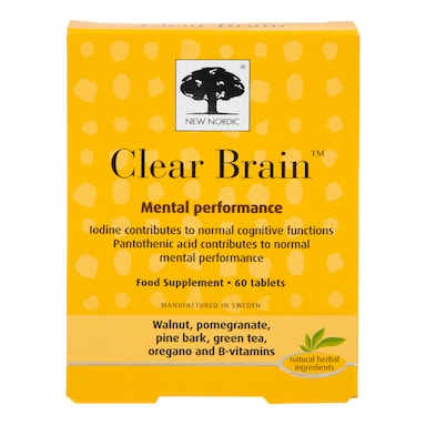 New Nordic Clear Brain 60 Tablets
