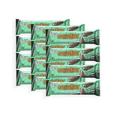 Grenade Dark Chocolate Mint Protein Bar 12 x 60g