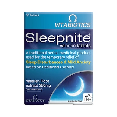 Vitabiotics Sleepnite Valerian 30 Tablets
