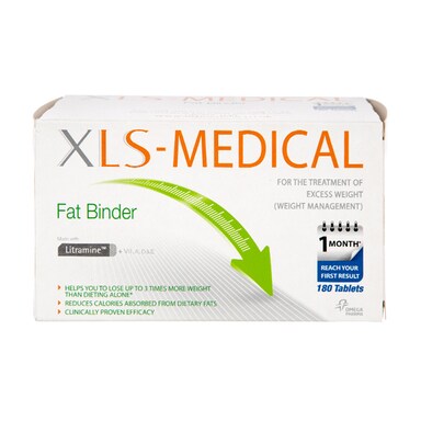 XLS Medical Fat Binder 180 Tablets