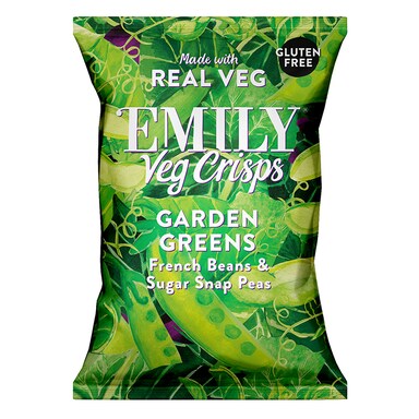 Emily Veg Crisps Garden Greens 23g