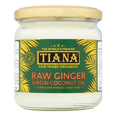 Tiana Raw Ginger Virgin Coconut Oil 350ml