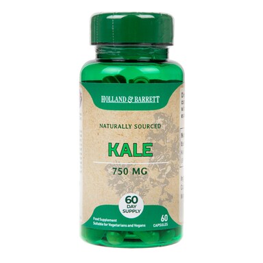 Holland & Barrett Kale 750mg 60 Capsules