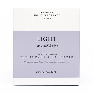AromaWorks Lavender & Petitgrain Candle 220g