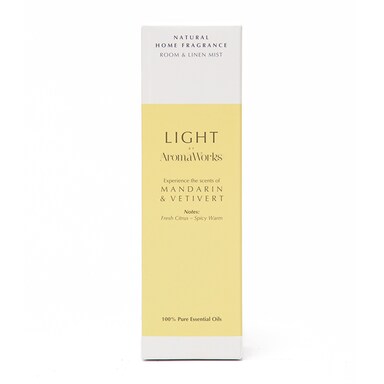 AromaWorks Mandarin & Vetivert Room & Linen Mist 100ml