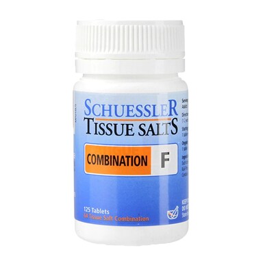 Schuessler Combination F Tissue Salts 125 Tablets