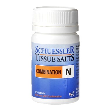 Schuessler Combination N Tissue Salts 125 Tablets