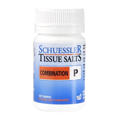 Schuessler Combination P Tissue Salts 125 Tablets