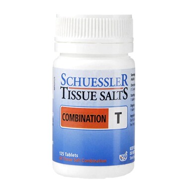 Schuessler Combination T Tissue Salts 125 Tablets