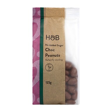 Holland & Barrett No Added Sugar Milk Chocolate Coated Peanuts 125g