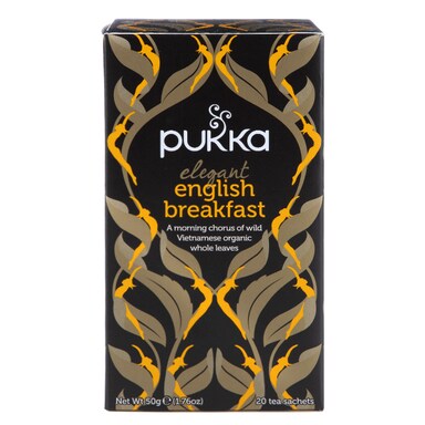 Pukka Elegant English Breakfast Tea 20 Tea Sachets