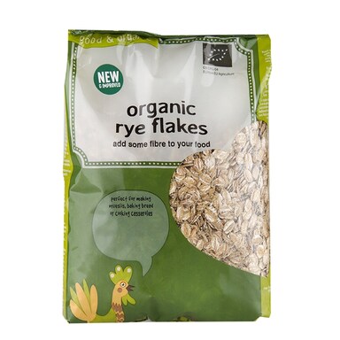 Holland & Barrett Organic Rye Flakes 500g