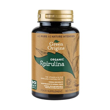 Green Origins Spirulina Tablets 500mg 180 Tablets