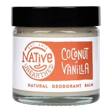 Native Unearthed Natural Deodorant Balm Coconut & Vanilla 60g