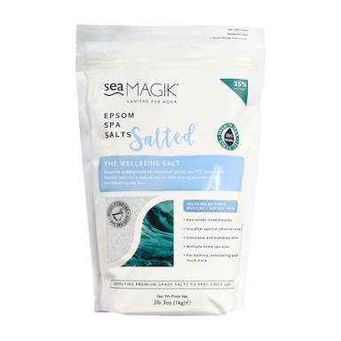 Sea Magik Salted Epsom Spa Salts 1Kg