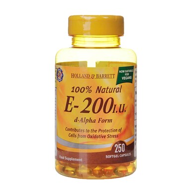 Holland & Barrett Vitamin E 200iu 250 Softgel Capsules