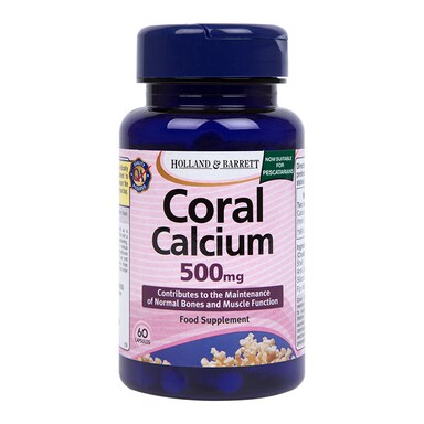 Holland & Barrett Coral Calcium 500mg 60 Capsules