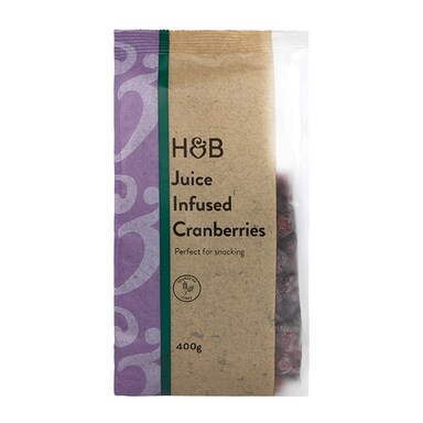 Holland & Barrett Juice Infused Cranberries 400g