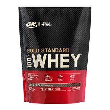 Optimum Nutrition Gold Standard 100% Whey Powder Double Rich Chocolate 450g