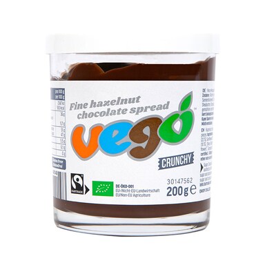 Vego Fine Hazelnut Crunchy Chocolate Spread 200g