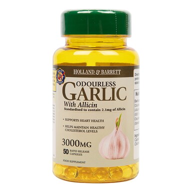 Holland & Barrett Odourless Garlic 50 Capsules 3000mg