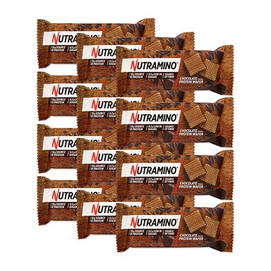 Nutramino Nutra-Go Protein Wafer Chocolate Box 12 x 39g