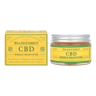 Holland & Barrett CBD Muscle Balm Extra 50ml