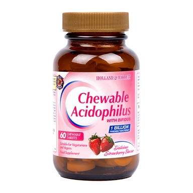 Holland & Barrett Acidophilus Chewable Strawberry 60 Tablets