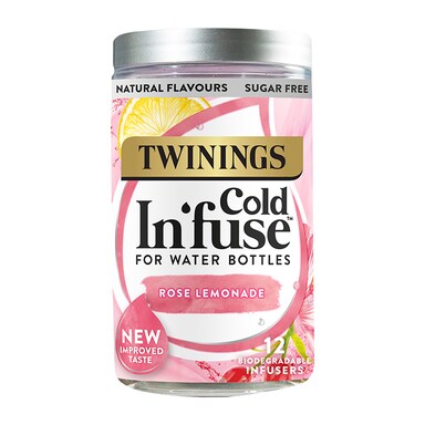 Twinings Cold In'Fuse Rose Lemonade 12 Infusers