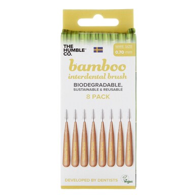 Humble Bamboo Interdental Brush 0.7mm 8 pack