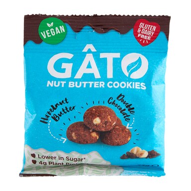 Gato Hazelnut Butter Double Chocolate Cookies 33g