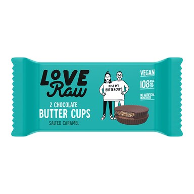 Love Raw Salted Caramel Cups 34g