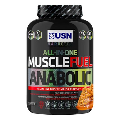 USN Muscle Fuel Anabolic All-In-OneShake Caramel Peanut 2kg