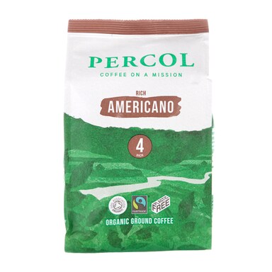 Percol Rich Americano Ground Coffee 200g