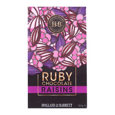 Holland & Barrett Ruby Chocolate Raisins 150g