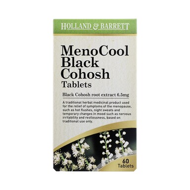 Holland & Barrett MenoCool Black Cohosh 60 Tablets