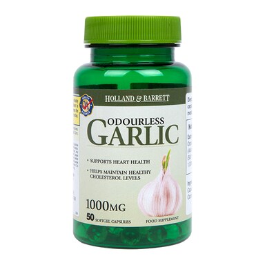 Holland & Barrett Odourless Garlic 1000mg 50 Capsules