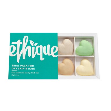 Ethique Hair, Face & Body Trial Pack - Dry Skin & Hair Types
