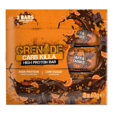Grenade Carb Killa 3 Pack Jaffa Quake 3 x 60g