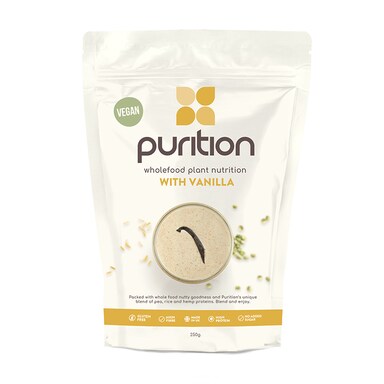Purition Vegan Wholefood Nutrition Vanilla 250g