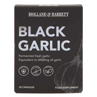 Holland & Barrett Black Garlic 30 Capsules
